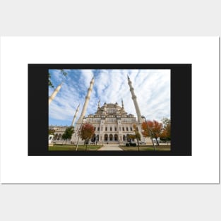 Sabanci Central Mosque in Adana, Turkey Posters and Art